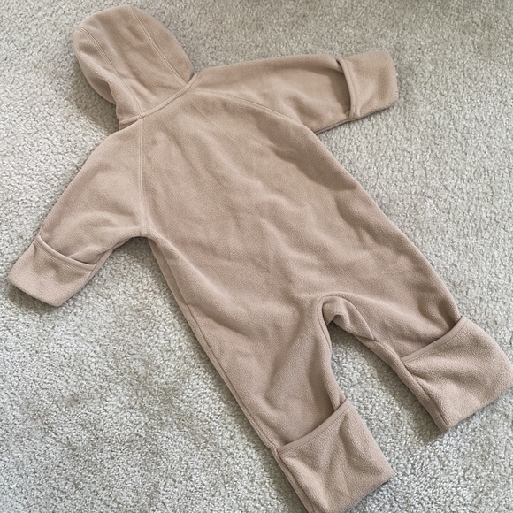 Lands End baby zip up fleece winter bunting 12-18m - Picture 8 of 10